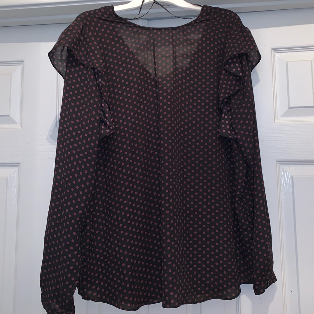 Polka dot dressy top